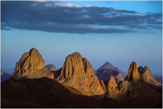 Sunset in the Hoggar Algerie